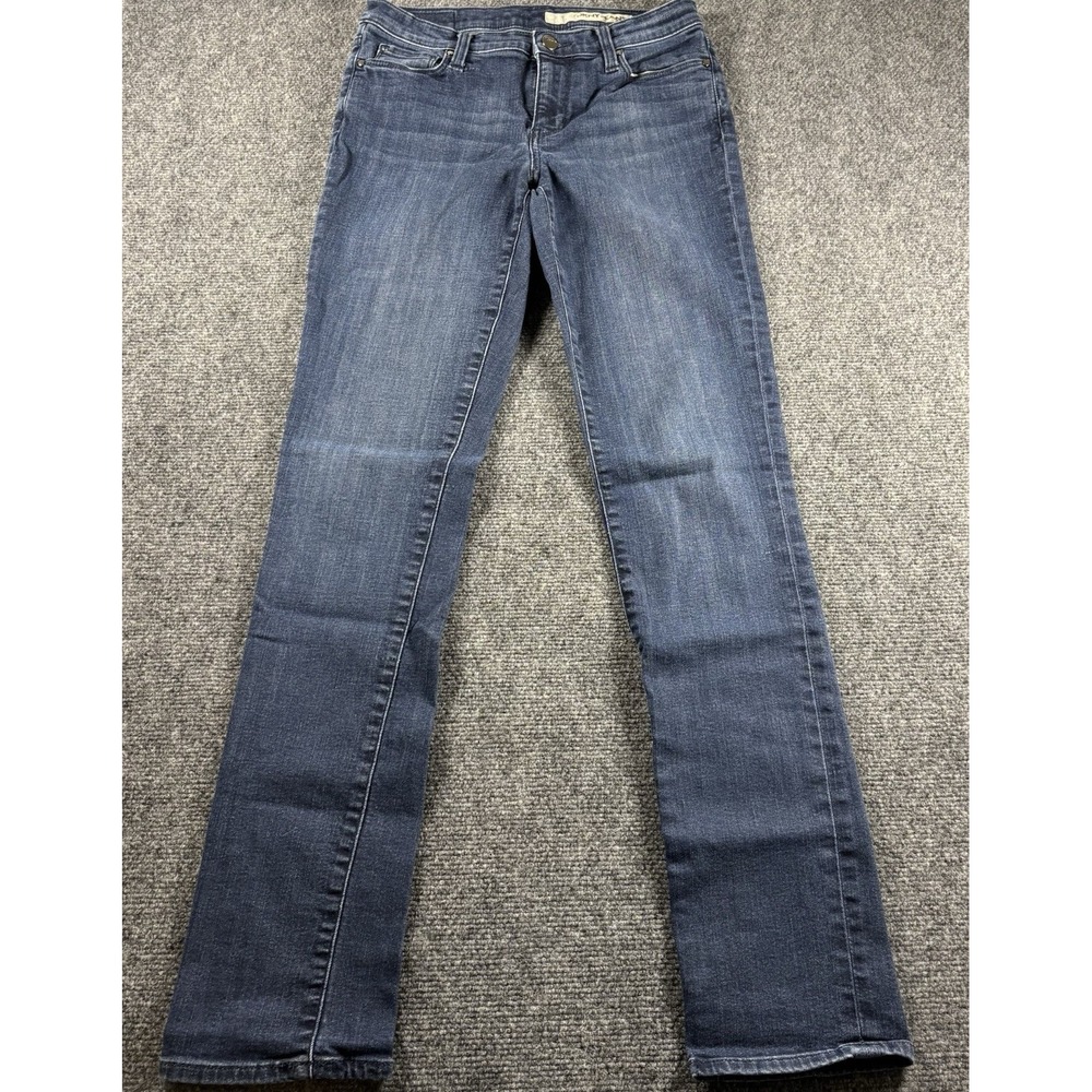 DKNY Jeans Straight Leg Women 2x32 Dark Wash Blue Stretch‎ Denim Casual Classic